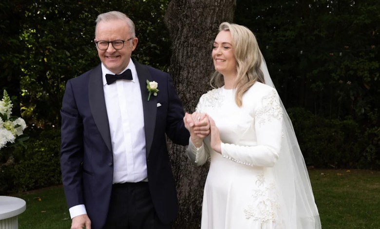 Australian prime minister Albanese becomes the first ever to marry in office Australian prime minister Albanese becomes the first ever to marry in office