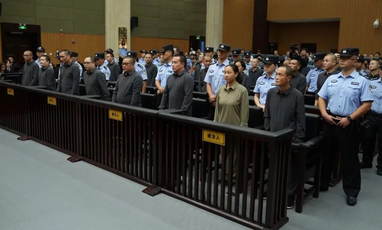 China sentences 11 members of mafia family to death China sentences 11 members of mafia family to death