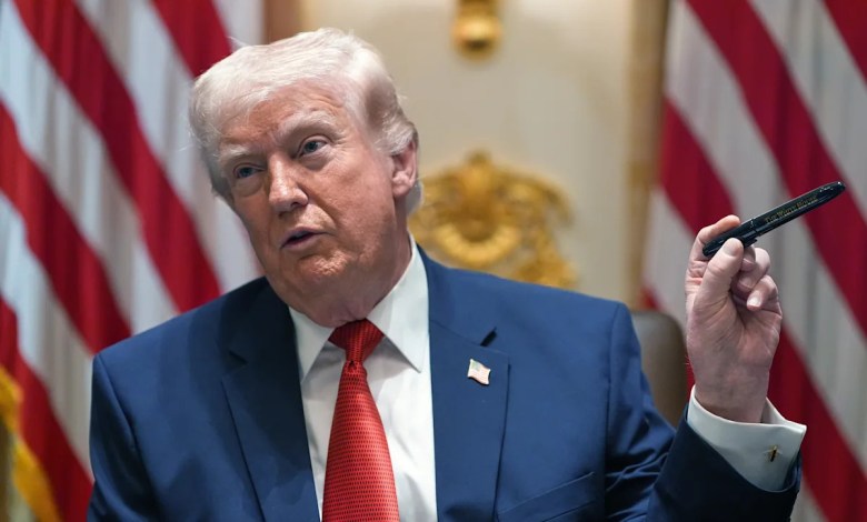 Trump interrupts a Cabinet meeting dealing with the Iran war and rising prices to talk Sharpies Trump interrupts a Cabinet meeting dealing with the Iran war and rising prices to talk Sharpies