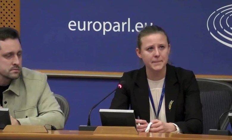 Interpreter breaks down during Ukrainian boy’s testimony to EU Interpreter breaks down during Ukrainian boy’s testimony to EU