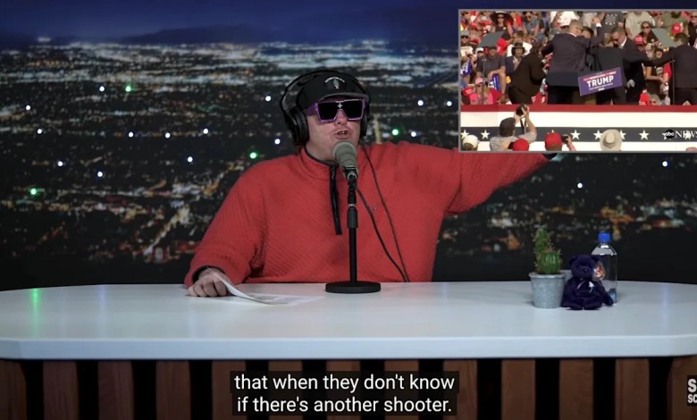 Tim Dillon Says Trump Needs To Come Out And Admit He Faked The Assassination Attempt in Butler, PA Tim Dillon Says Trump Needs To Come Out And Admit He Faked The Assassination Attempt in Butler, PA
