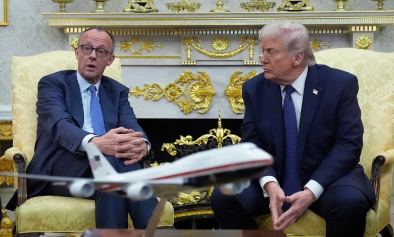 Trump says that he’s is weighing reducing American troop presence in Germany after Iran fued Trump says that he’s is weighing reducing American troop presence in Germany after Iran fued