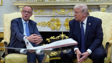 Trump says that he’s is weighing reducing American troop presence in Germany after Iran fued Trump says that he’s is weighing reducing American troop presence in Germany after Iran fued