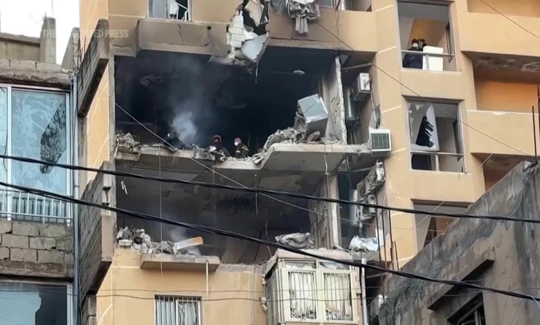 Israeli strike hits central Beirut’s densely populated Aicha Bakkar area Israeli strike hits central Beirut’s densely populated Aicha Bakkar area