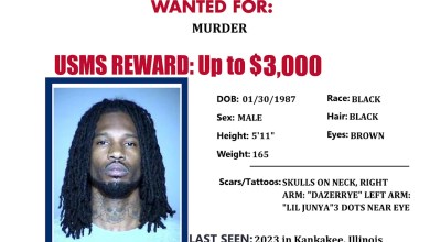 U.S. Marshals hunt man accused of Glendale shooting death, considered armed and dangerous U.S. Marshals hunt man accused of Glendale shooting death, considered armed and dangerous