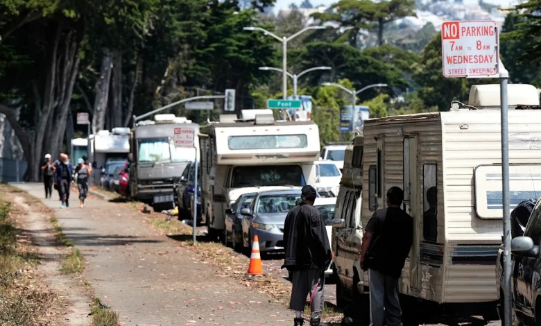 San Francisco to ban homeless people from living in RVs with new parking limit San Francisco to ban homeless people from living in RVs with new parking limit