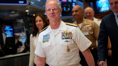 New top admiral takes over the US Navy amid military firings New top admiral takes over the US Navy amid military firings