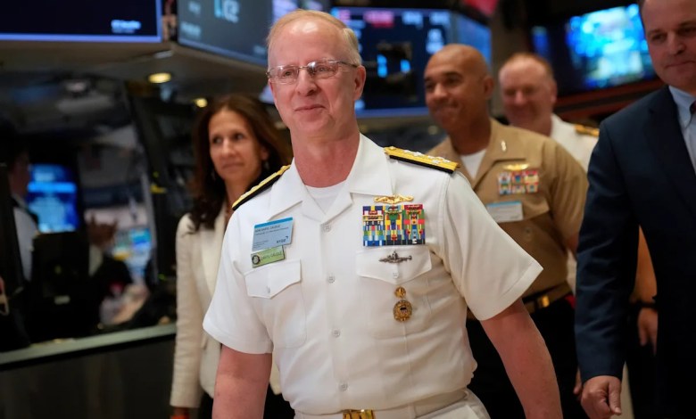 New top admiral takes over the US Navy amid military firings New top admiral takes over the US Navy amid military firings