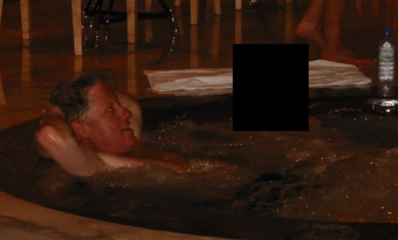 Bill Clinton pictured in hot tub and swimming with Ghislaine Maxwell Bill Clinton pictured in hot tub and swimming with Ghislaine Maxwell