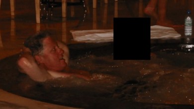 Bill Clinton pictured in hot tub and swimming with Ghislaine Maxwell Bill Clinton pictured in hot tub and swimming with Ghislaine Maxwell