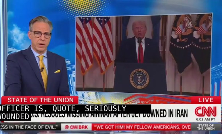 'If Your Children Are Watching, Be Warned!' Jake Tapper Shares Trump's 'Extraordinary Graphic' Iran Threat Fully Uncensored 'If Your Children Are Watching, Be Warned!' Jake Tapper Shares Trump's 'Extraordinary Graphic' Iran Threat Fully Uncensored