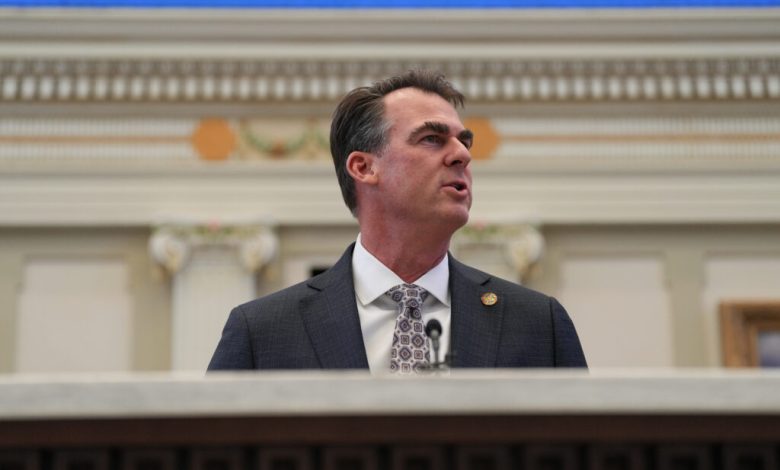 Oklahoma governor celebrates suspension of 122 students for Mustang walkout Oklahoma governor celebrates suspension of 122 students for Mustang walkout