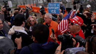 Heavy police response as ICE supporters and protesters face off outside New Jersey’s Delaney Hall Heavy police response as ICE supporters and protesters face off outside New Jersey’s Delaney Hall