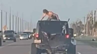 Man Twerks on Top of Moving Jeep Seconds Before Brutal Spring Break Crash Man Twerks on Top of Moving Jeep Seconds Before Brutal Spring Break Crash
