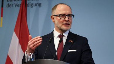 Latvian defence minister resigns after Ukrainian drones hit oil tanks Latvian defence minister resigns after Ukrainian drones hit oil tanks