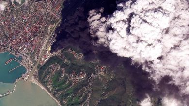 Fire after Ukrainian attack at Russia’s Tuapse refinery hits air quality Fire after Ukrainian attack at Russia’s Tuapse refinery hits air quality