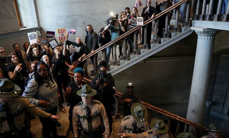 Tennessee Democrats stripped of House committee seats over redistricting protests Tennessee Democrats stripped of House committee seats over redistricting protests
