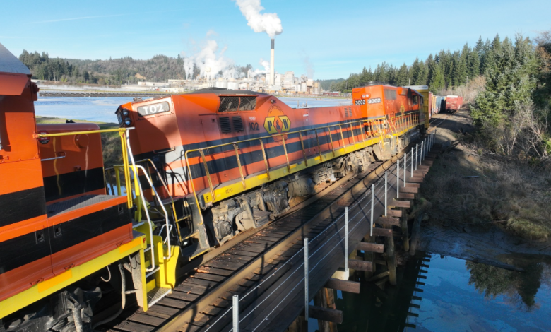 Train derails over bridge near Oregon Coast. See the photos Train derails over bridge near Oregon Coast. See the photos