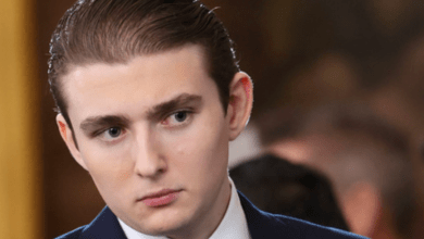 Tabloids Buzz Over Barron Trump’s ‘Eyebrow-Raising’ Fashion Choice At SOTU Tabloids Buzz Over Barron Trump’s ‘Eyebrow-Raising’ Fashion Choice At SOTU