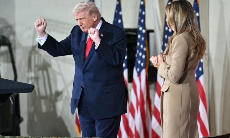 Trump quips about where he might move after White House as smiling Melania nods her approval Trump quips about where he might move after White House as smiling Melania nods her approval