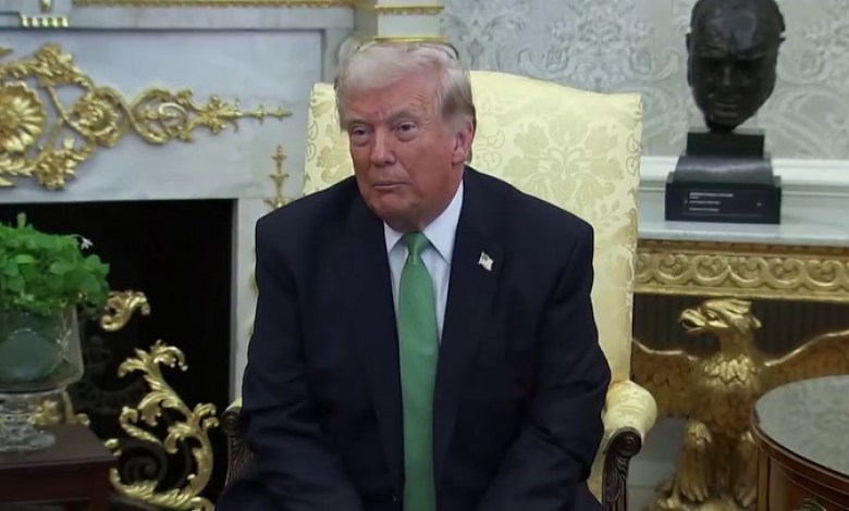 Trump Goes on Wild Rant as Irish PM Struggles Not to Laugh Trump Goes on Wild Rant as Irish PM Struggles Not to Laugh