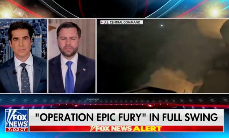 Frantic Vance Backpedals as He Gets Fingered for Iran War Frantic Vance Backpedals as He Gets Fingered for Iran War