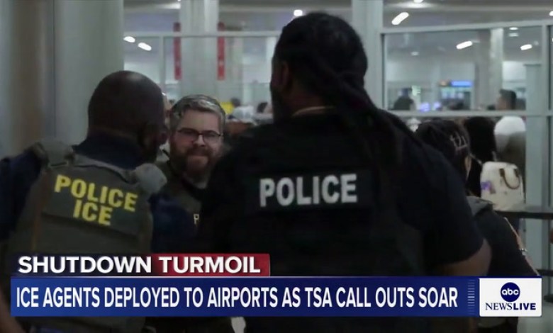 ICE Goons ‘Roam Around’ and Get Coffee After Being Sent to Fix Airports ICE Goons ‘Roam Around’ and Get Coffee After Being Sent to Fix Airports