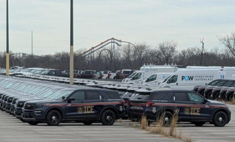 Here’s why dozens of marked ICE vehicles are parked near Worlds of Fun Here’s why dozens of marked ICE vehicles are parked near Worlds of Fun