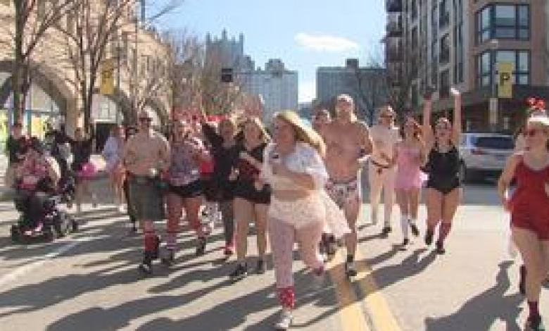 Underwear-clad runners in Pittsburgh help raise funds, awareness of genetic condition Underwear-clad runners in Pittsburgh help raise funds, awareness of genetic condition