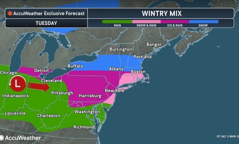 Watch for a slippery commute in southcentral Pa. on Tuesday Watch for a slippery commute in southcentral Pa. on Tuesday
