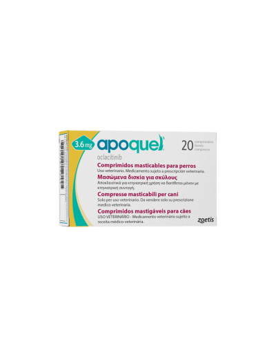 APOQUEL MASTICABLE 3.6MG 20 TB APOQUEL MASTICABLE 3.6MG 20 TB