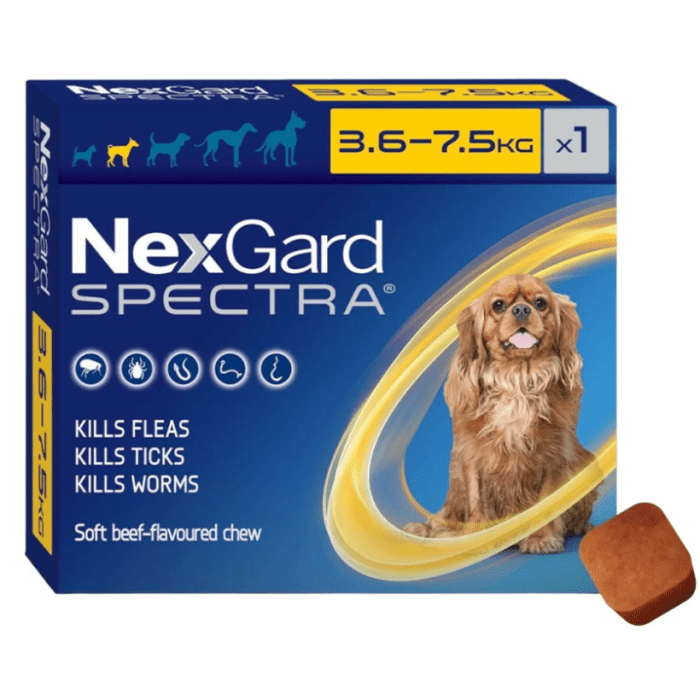 NEXGARD SPECTRA 3.6-7.5 KG NEXGARD SPECTRA 3.6-7.5 KG
