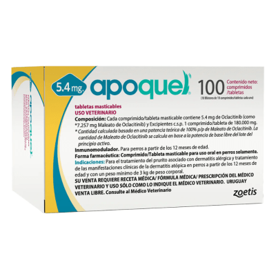 APOQUEL MASTICABLE 5.4MG 100 TB APOQUEL MASTICABLE 5.4MG 100 TB