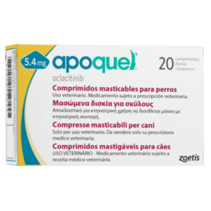 APOQUEL MASTICABLE 5.4MG 20 TB APOQUEL MASTICABLE 5.4MG 20 TB