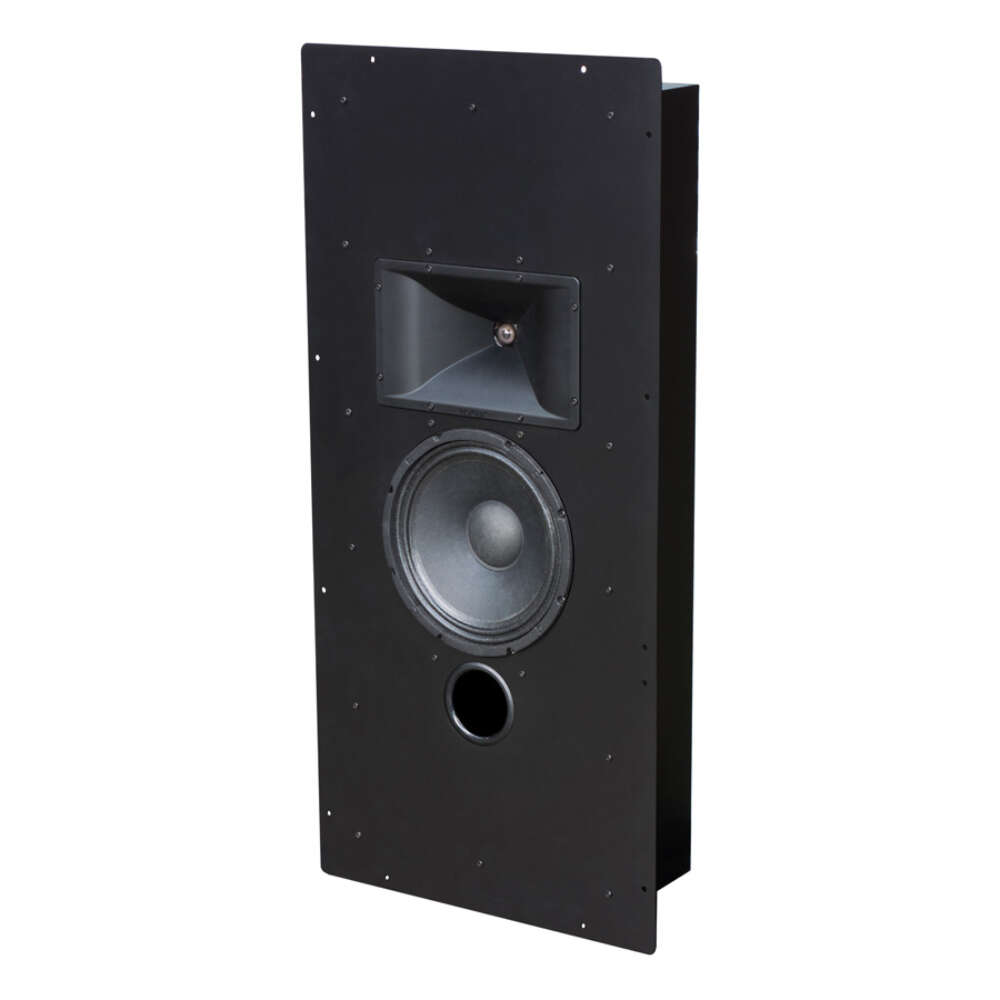Krix Megaphonix In-Wall cinema speaker for dedicated home theater.