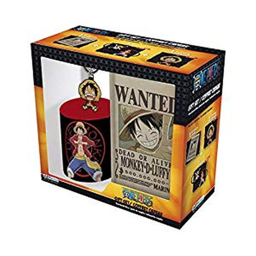 ONE PIECE GIFT SET NOTEBOOK MUG KEYCHAIN