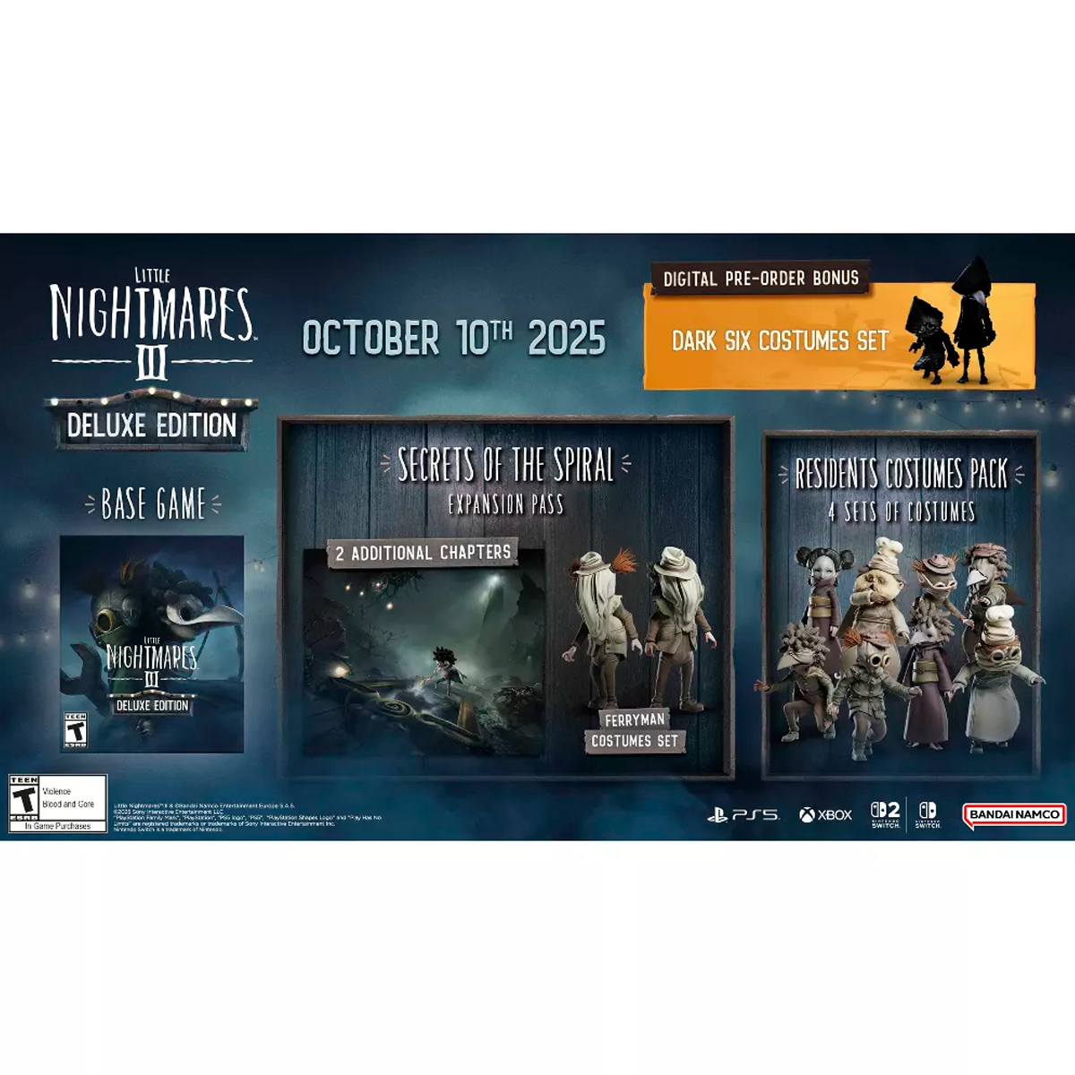 LITTLE NIGHTMARES 3 DELUXE EDITION NSW2