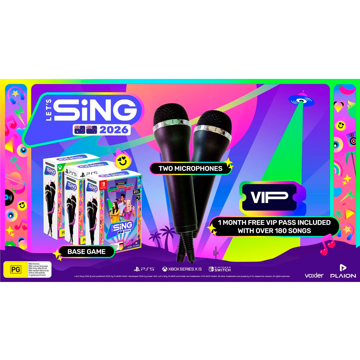 LETS SING 2026 2 MICS NSW