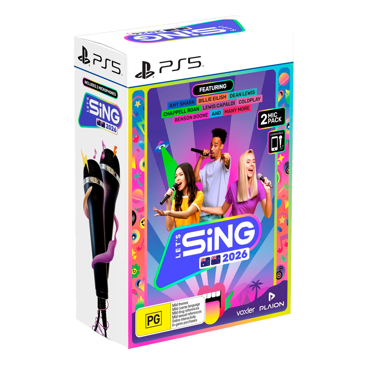 LETS SING 2026 2 MICS PS5