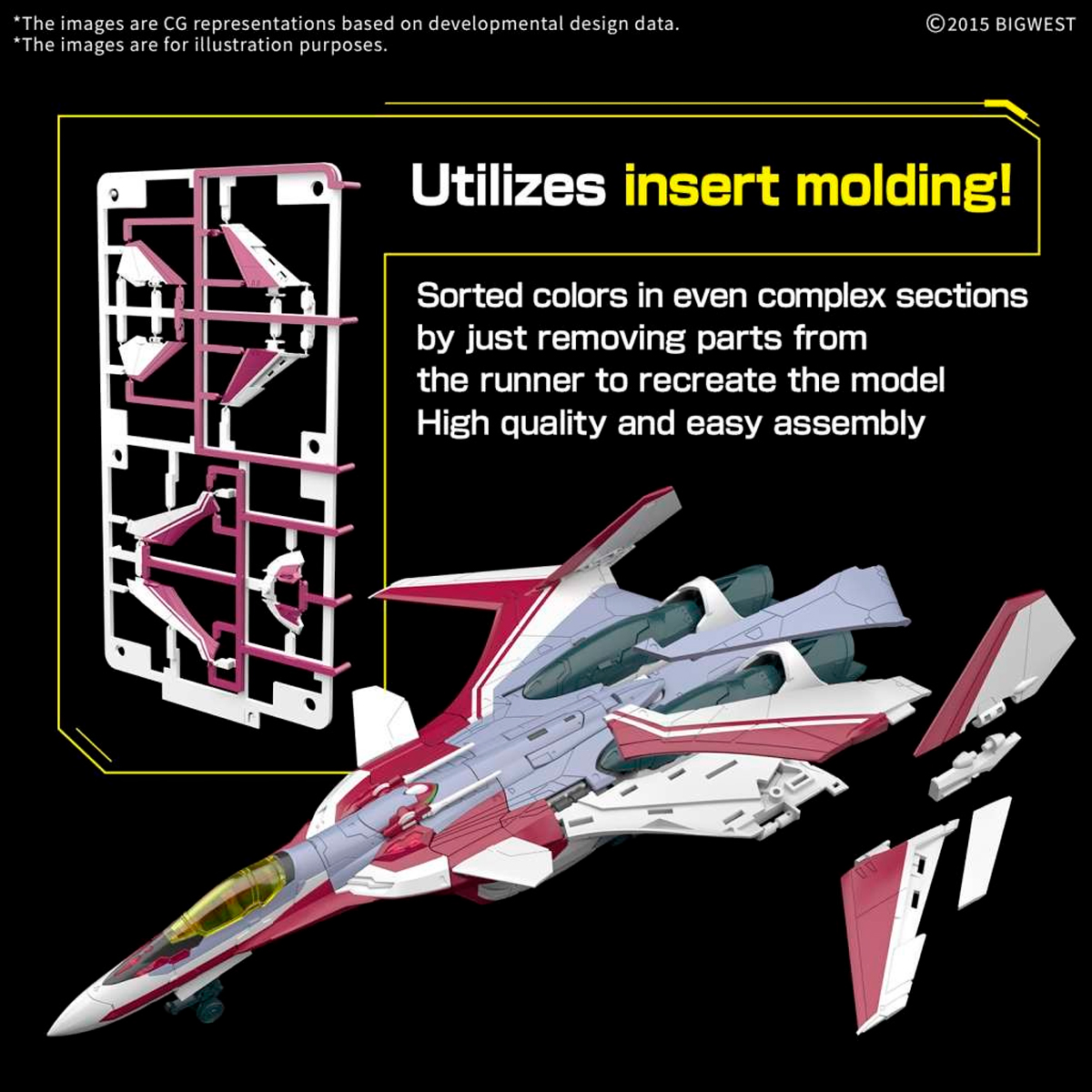 MODEL KIT HG 1/100 VF-31C SIEGFRIED FARI