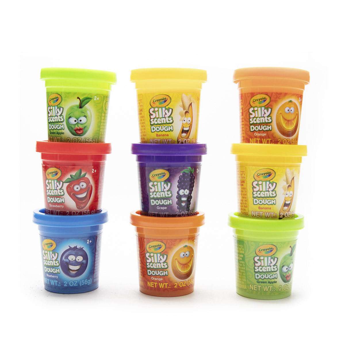 CRAYOLA SILLY SCENTS 9 X 2OZ  DOUGH