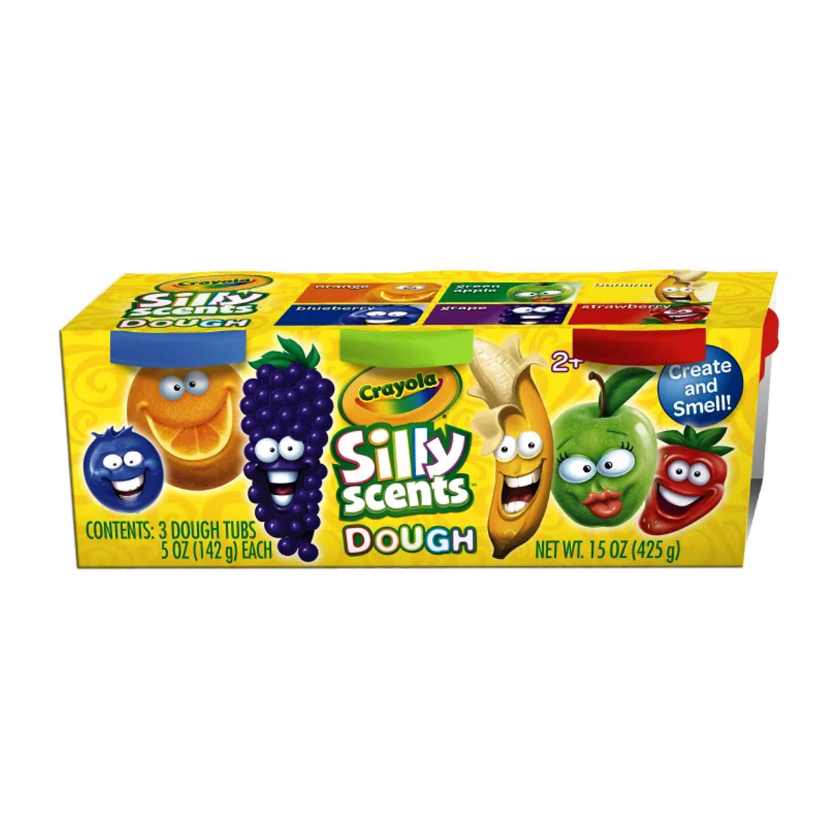CRAYOLA SILLY SCENTS 3 X 5OZ  DOUGH