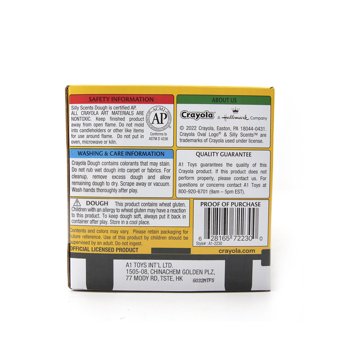 CRAYOLA SILLY SCHOOL BUS 18X 2OZ DOUGH