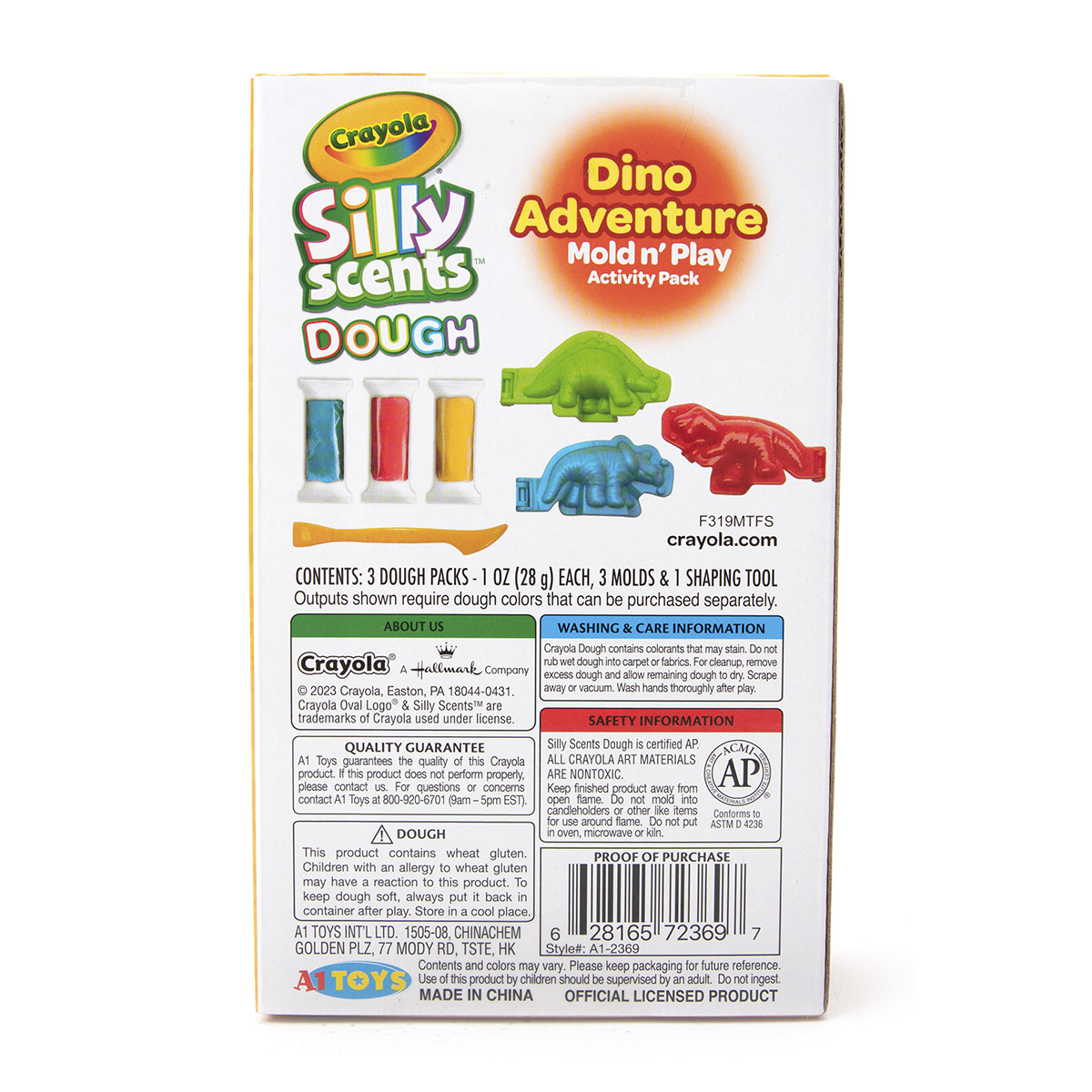 CRAYOLA SILLY SCENT DINOSAUR-SMAL PLAYSE