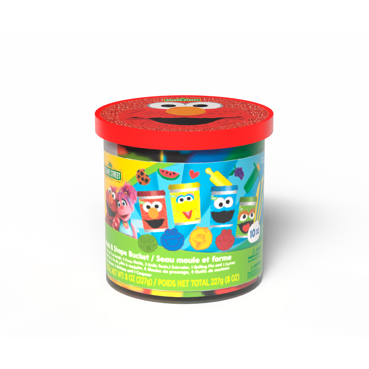 SESAME ST MOLD/SHAPE BUCKET ASSORTMENT