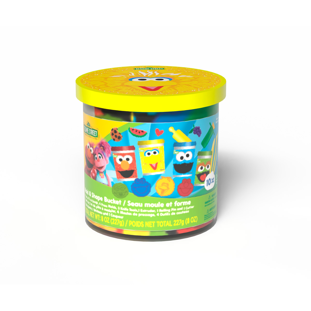 SESAME ST MOLD/SHAPE BUCKET ASSORTMENT