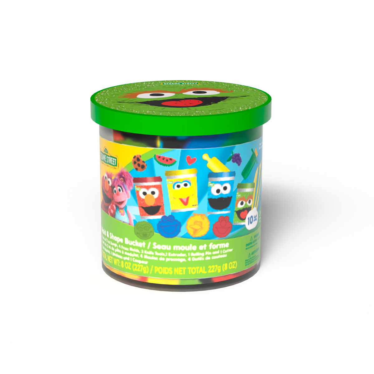 SESAME ST MOLD/SHAPE BUCKET ASSORTMENT