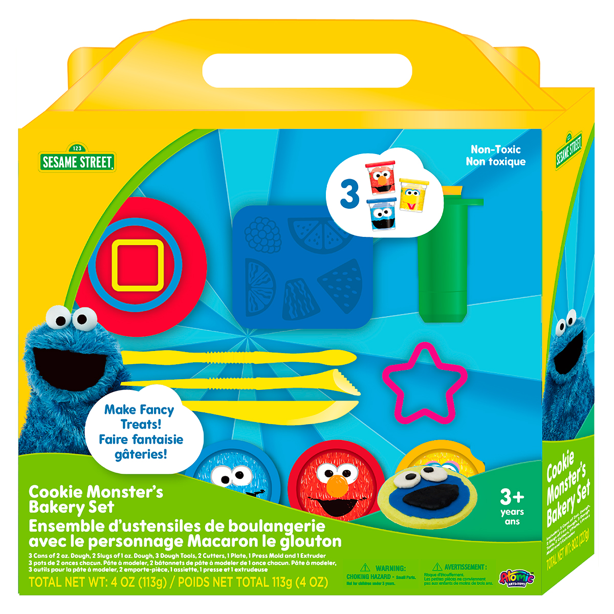 SESAME ST COOKIE MONSTER BAKERY SET