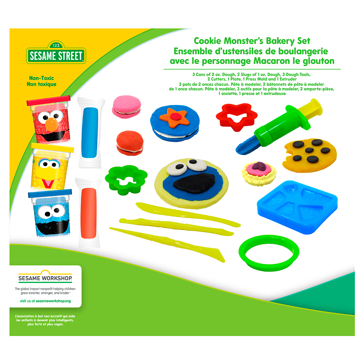 SESAME ST COOKIE MONSTER BAKERY SET
