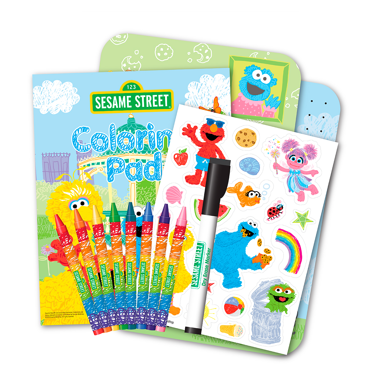 SESAME ST ACTIVITIE TO-GO TRAVEL TIN